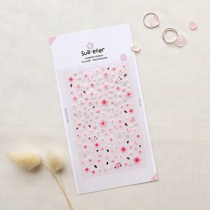 Suatelier Daily Deco Sticker - Deco Blossom sticker — front view