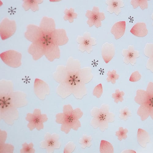 Suatelier Daily Deco Sticker - Blossom Day sticker — side view