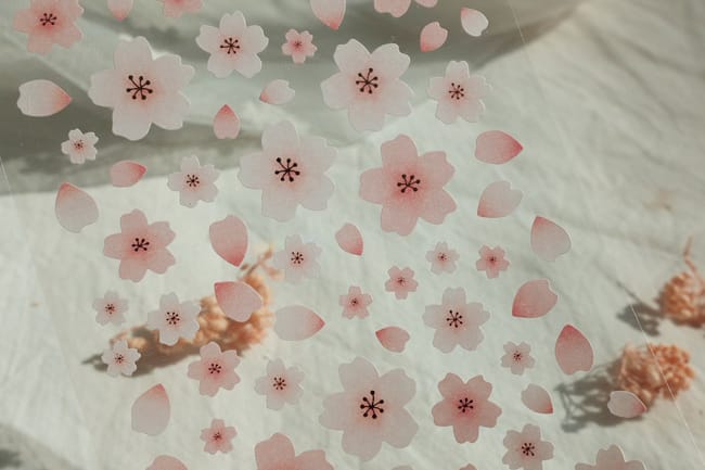 Suatelier Daily Deco Sticker - Blossom Day sticker — with packaging