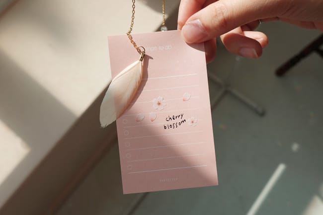Suatelier Daily Deco Sticker - Blossom Day sticker — in use