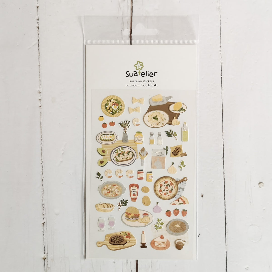Suatelier Daily Deco Sticker - Food Trip #1 sticker — front view