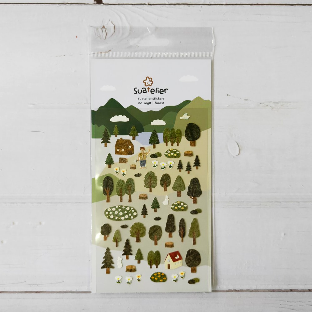 Suatelier Daily Deco Stickers -  Forest Sticker — front view