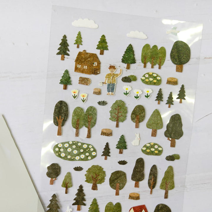 Suatelier Daily Deco Stickers -  Forest Sticker — side view