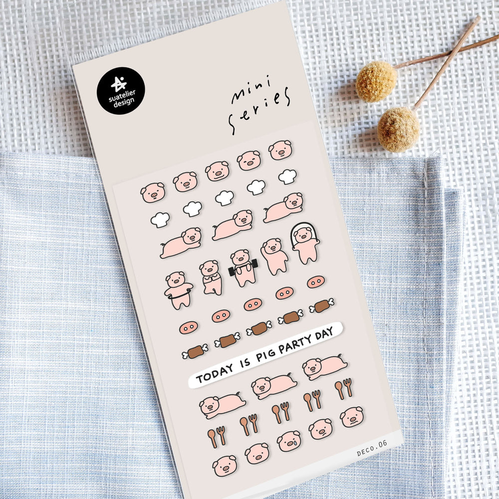 Suatelier  Mini Series Sticker - Deco.06 — side view