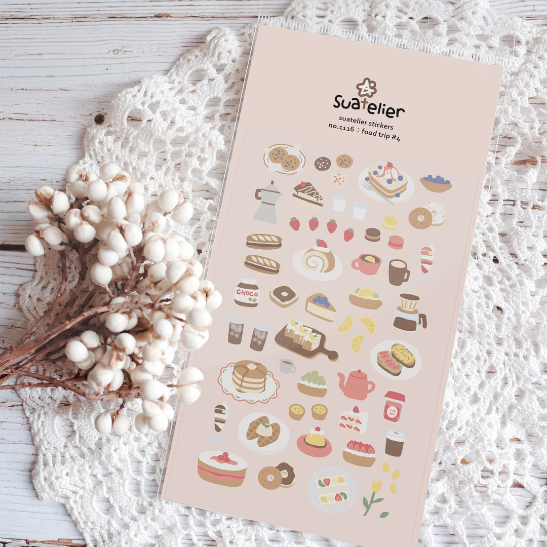 Suatelier Daily Deco Sticker - Food Trip #4 Sticker — front view