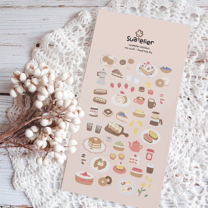 Suatelier Daily Deco Sticker - Food Trip 