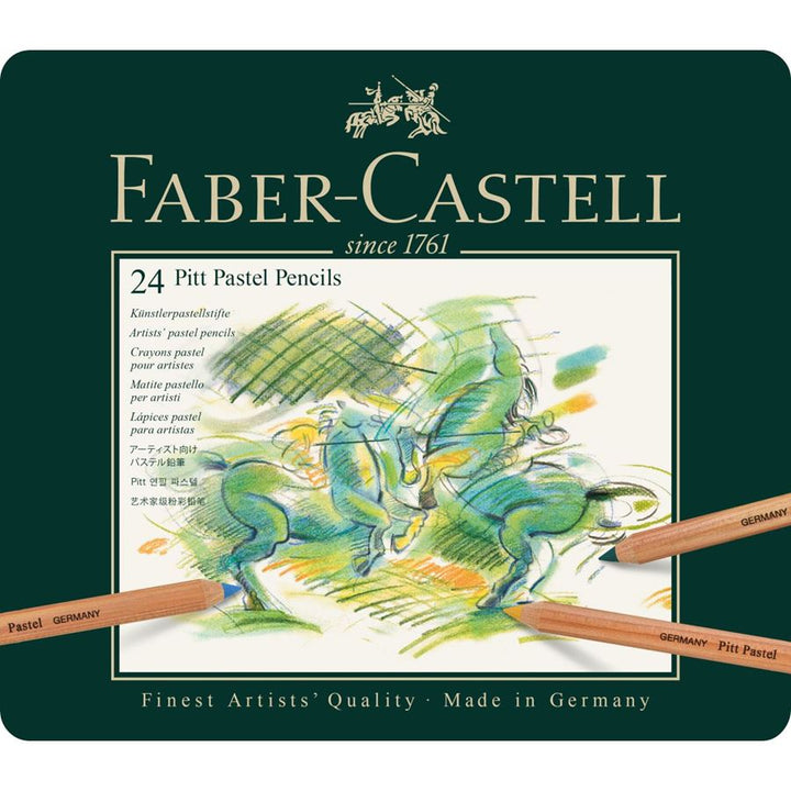 Faber-Castell PITT Pastel Pencil Set of 24 — capped