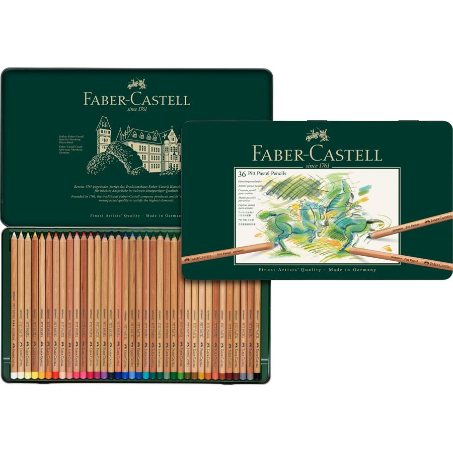 Faber-Castell PITT Pastel Pencil Set of 36 — tip detail