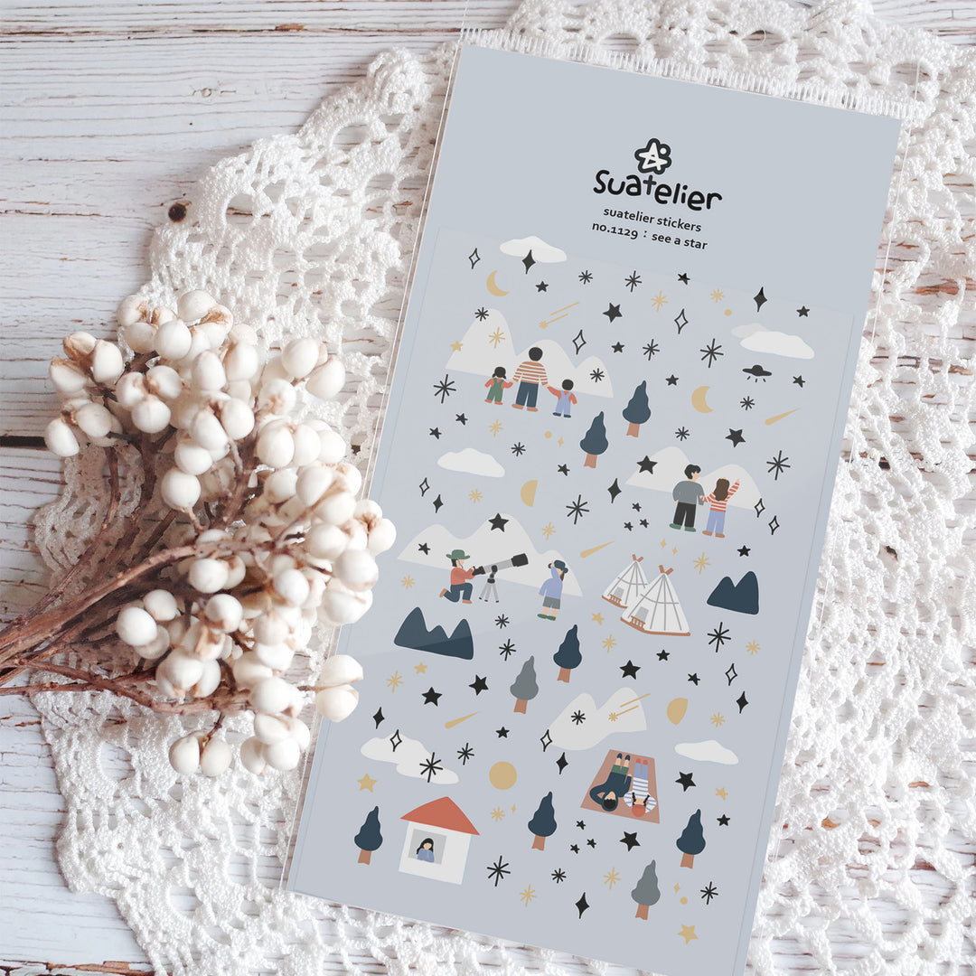 Suatelier Daily Deco Stickers - See a Star Sticker — front view