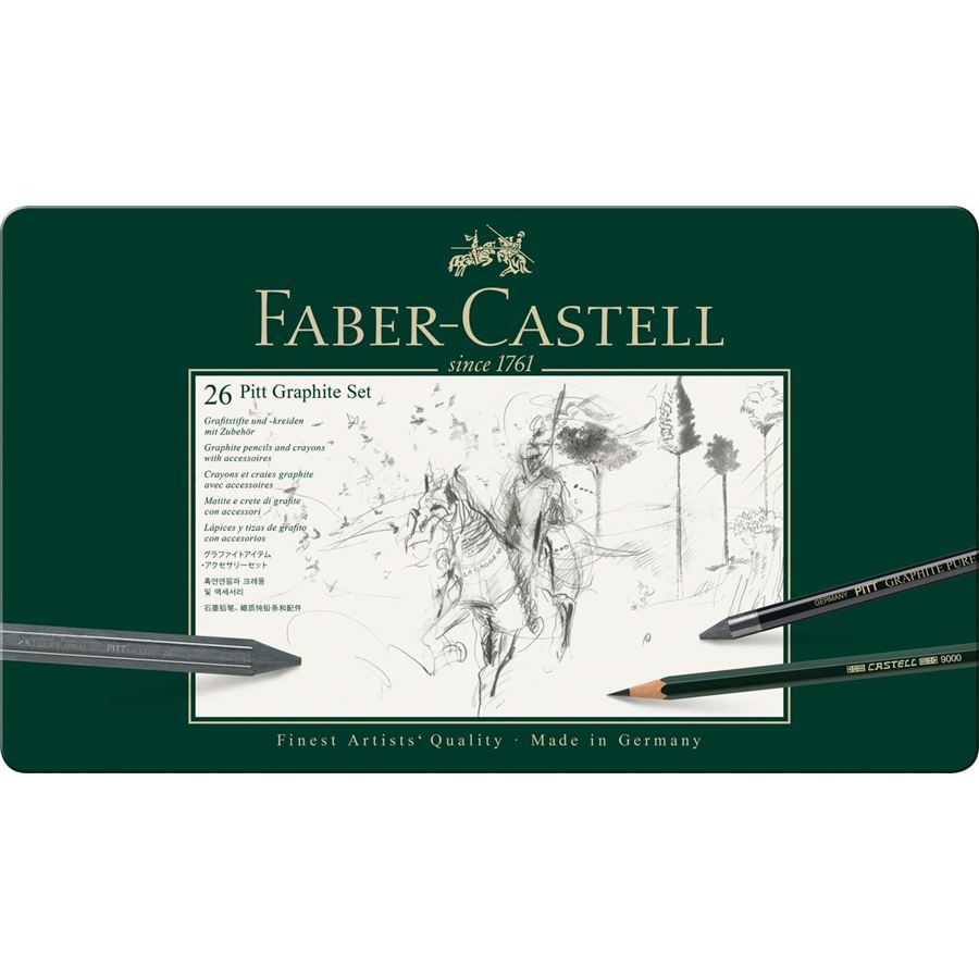 Faber-Castell PITT Graphite Set of 26 — capped