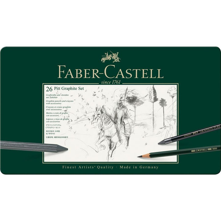Faber-Castell PITT Graphite Set of 26 — capped