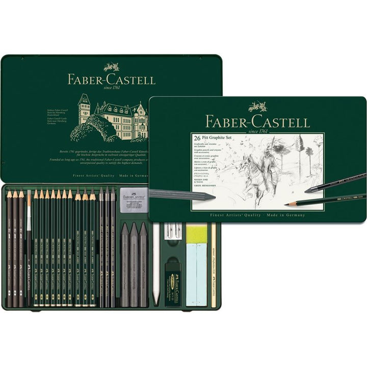 Faber-Castell PITT Graphite Set of 26 — lead extended