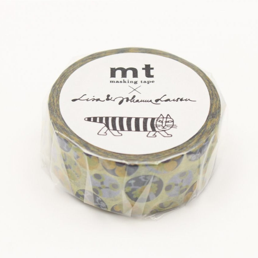 MT x Lisa Larson Washi Tape - Succulent — applied on surface
