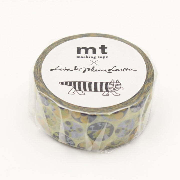 MT x Lisa Larson Washi Tape - Succulent — applied on surface