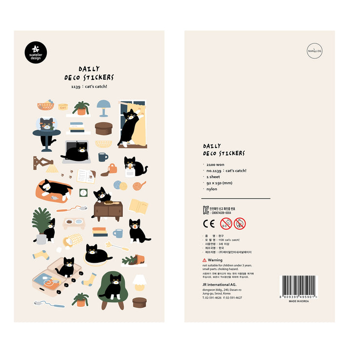 Suatelier Daily Deco Sticker - Cat&