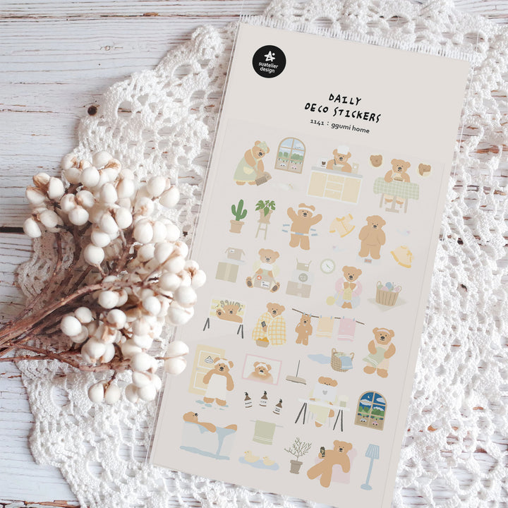 Suatelier Daily Deco Stickers -   Ggumi Home Sticker — front view