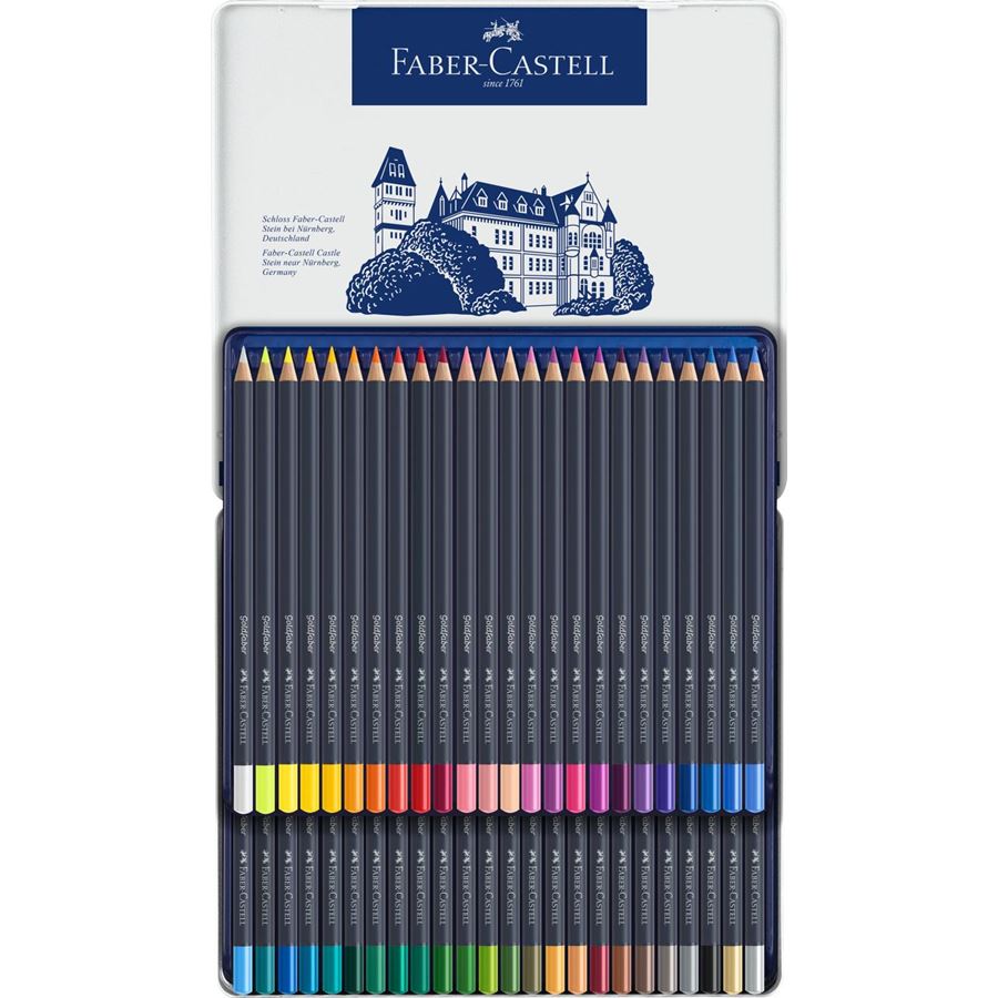 Faber-Castell Goldfaber Colour Pencil Tin of 48 — lead extended