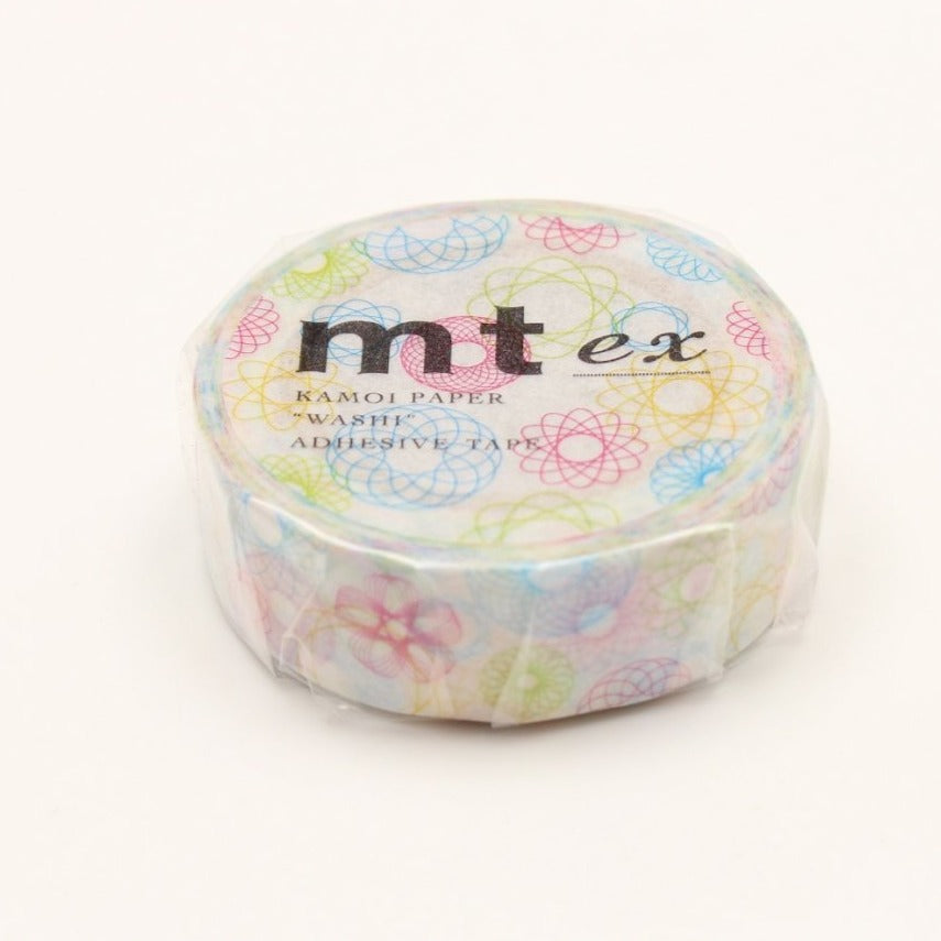 MT EX Washi Tape Spirograph — pattern detail