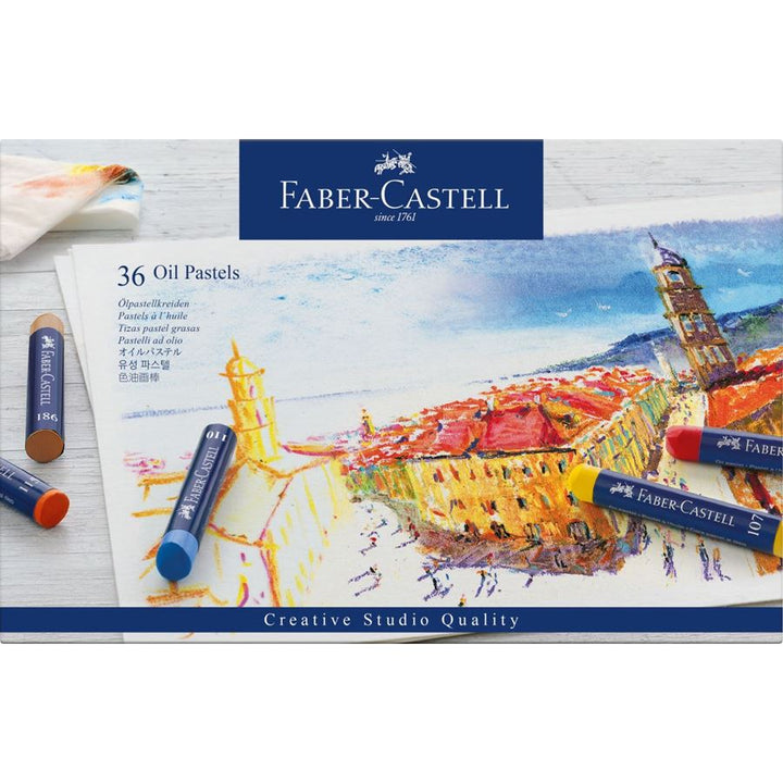 Faber-Castell Creative Studio Oil Pastels Set of 36 — front view