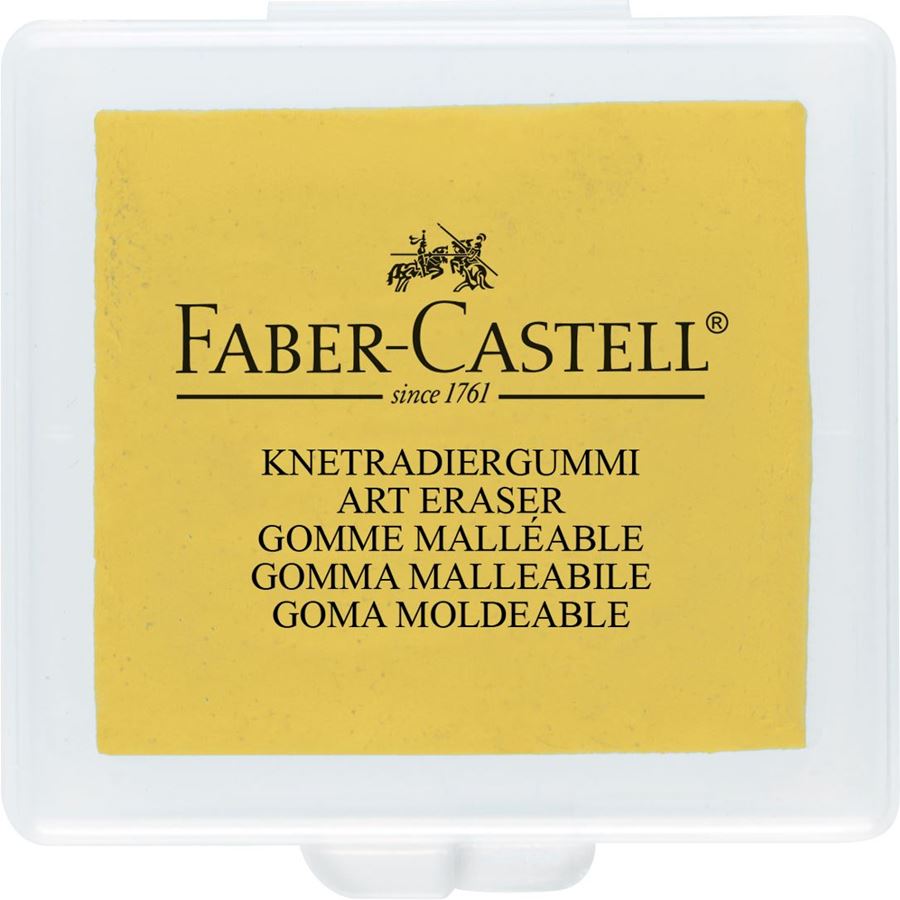 Faber-Castell Kneadable Eraser In Plastic Box — side view