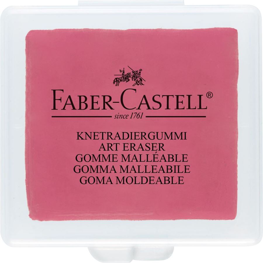 Faber-Castell Kneadable Eraser In Plastic Box — detail view