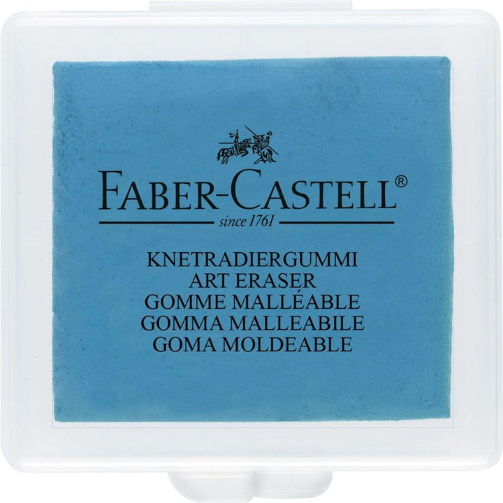 Faber-Castell Kneadable Eraser In Plastic Box — with packaging