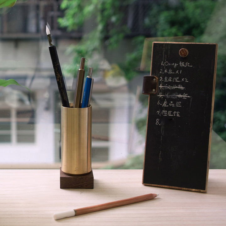 Ystudio Classic Pen Container — side view