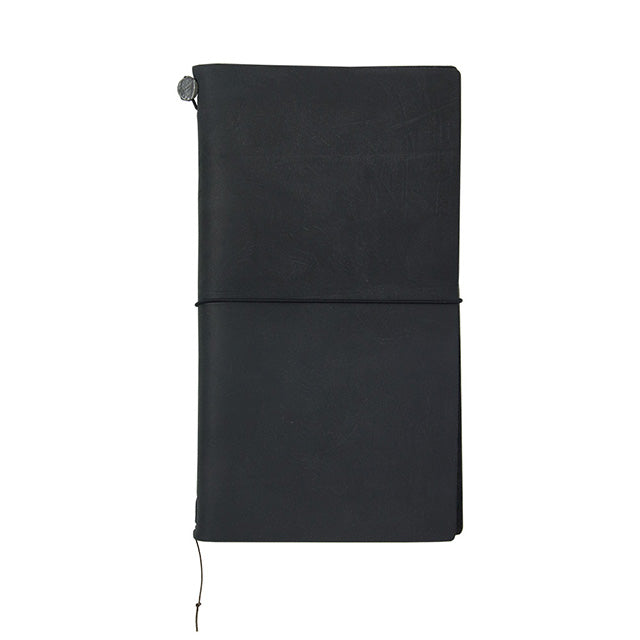 TRAVELER'S notebook Starter Kit (Regular Size) - Black — side view