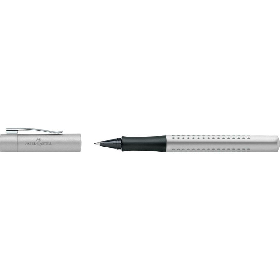 Faber-Castell Grip 2011 Finewriter (with blue erasable ink) Silver — with packaging