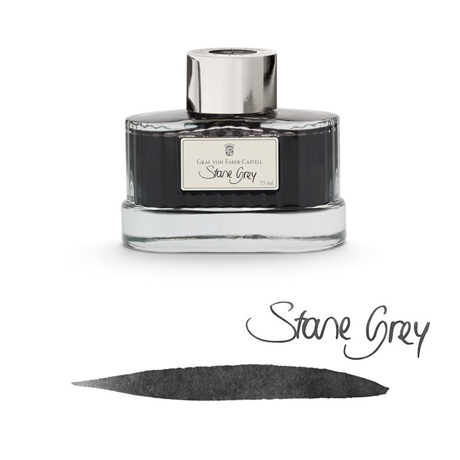 Graf Von Faber-Castell Ink Bottle 75ml (Document proofed) — with pen