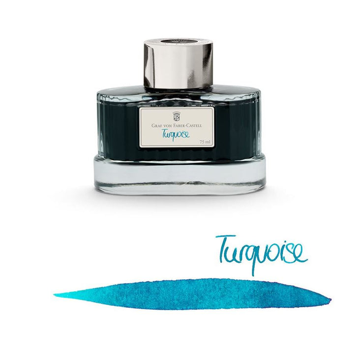 Graf Von Faber-Castell Ink Bottle 75ml (Document proofed) — flat lay