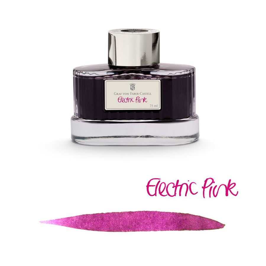 Graf Von Faber-Castell Ink Bottle 75ml (Document proofed) — flat lay