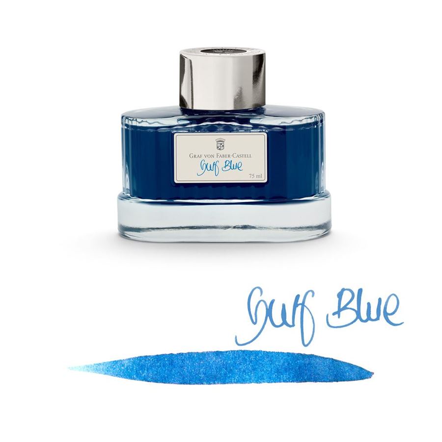 Graf Von Faber-Castell Ink Bottle 75ml (Document proofed) — flat lay
