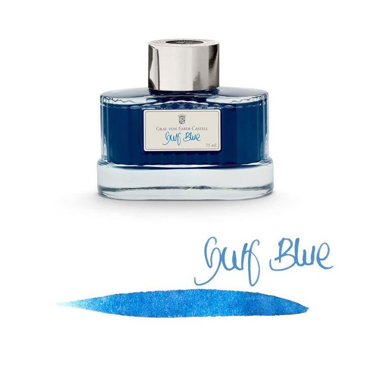 Graf Von Faber-Castell Ink Bottle 75ml (Document proofed) — flat lay