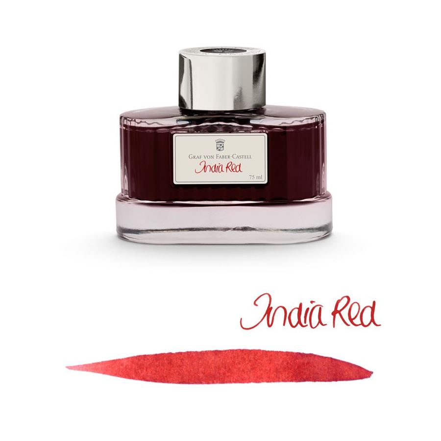 Graf Von Faber-Castell Ink Bottle 75ml (Document proofed) — flat lay