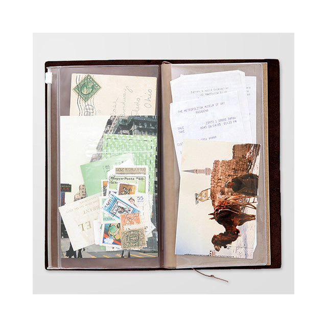 TRAVELER'S notebook Refill 008 (Regular Size) - Zipper Case — open spread