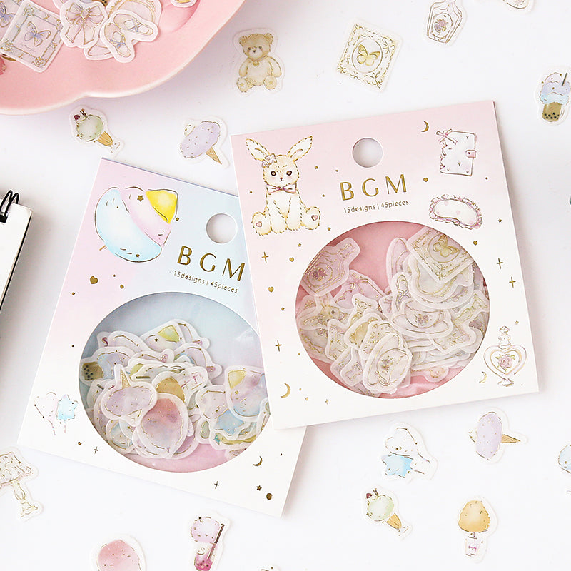 BGM Flake Seal Cotton Candy — detail view