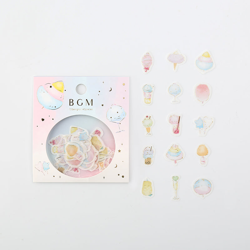 BGM Flake Seal Cotton Candy — side view