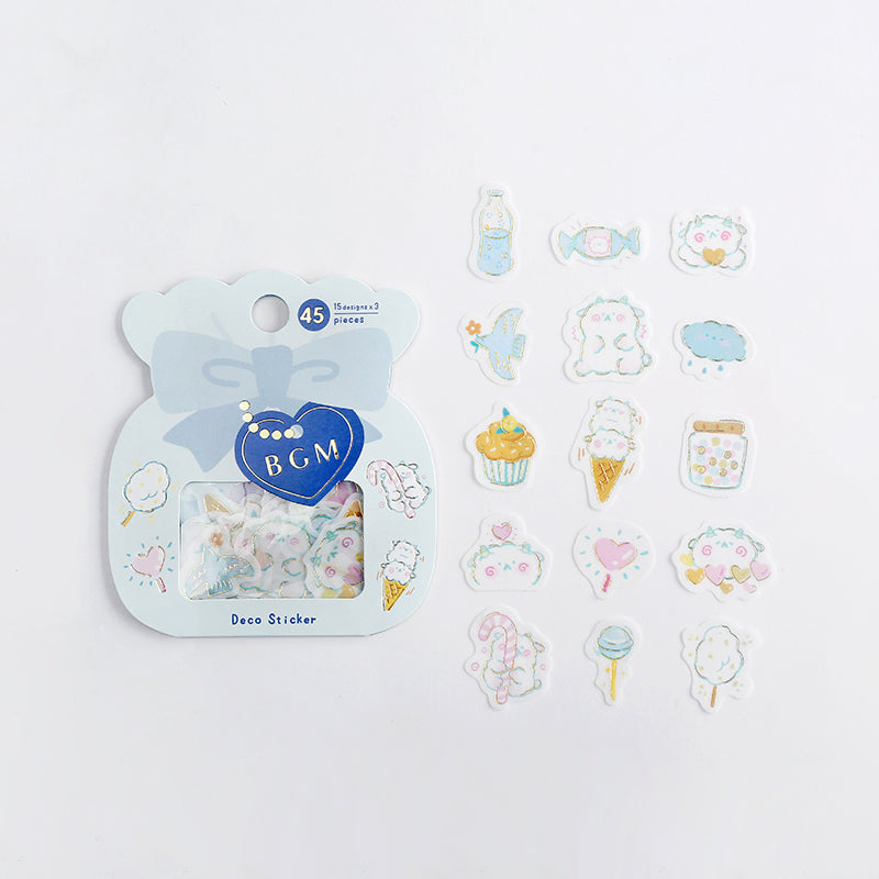 BGM Ramune Sheep Flake Seal — side view