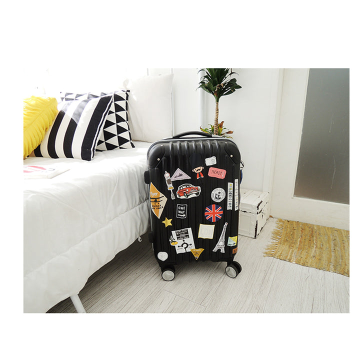 Suatelier Travel Luggage Sticker Pack - Toy Soldiers — flat lay