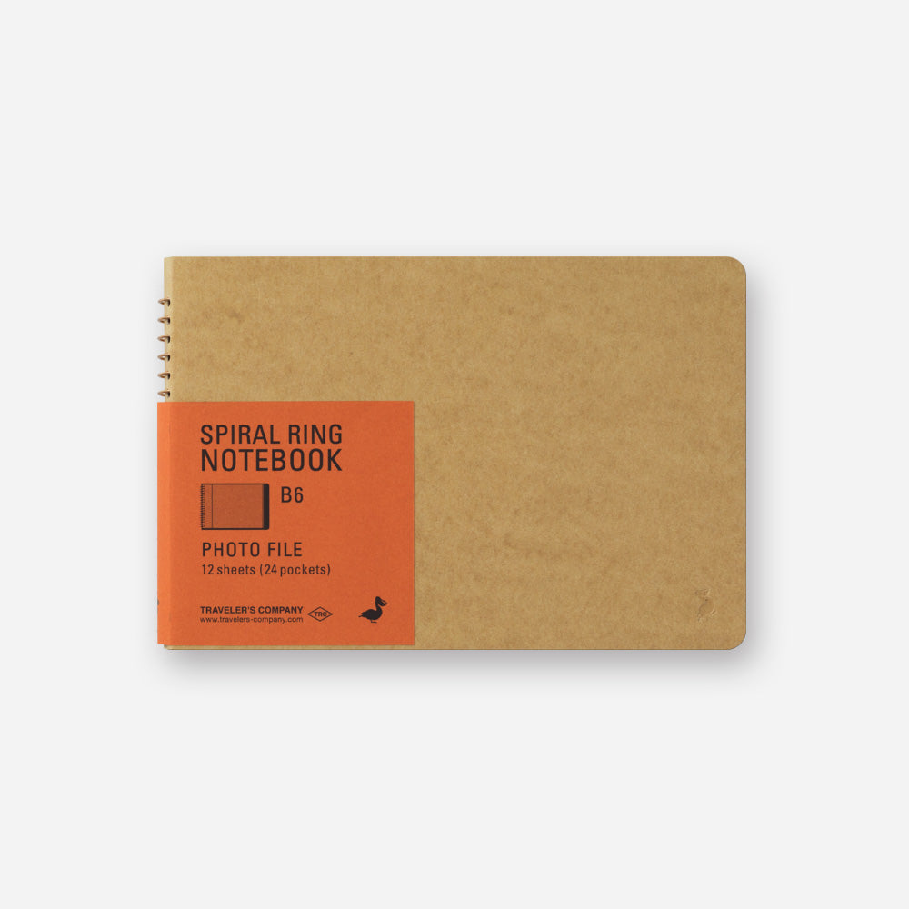 TRAVELER'S COMPANY Spiral Ring Notebook <B6> Photo File — front cover
