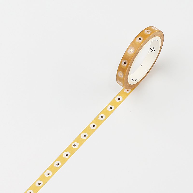 BGM Fried Egg Washi Tape — pattern detail