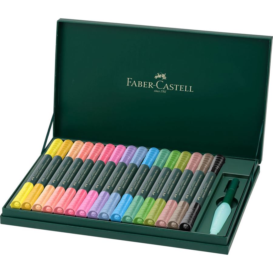 Faber-Castell Albrecht Dürer Watercolour Marker Gift Set of 16 — side view