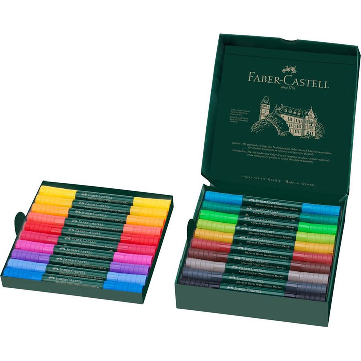 Faber-Castell Albrecht Dürer Watercolour Marker Gift Set of 20 — side view