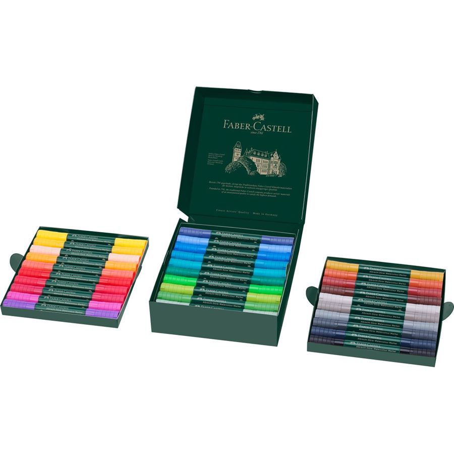Faber-Castell Albrecht Dürer Watercolour Marker Gift Set of 30 — side view