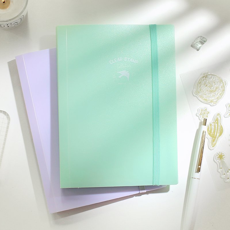 BGM Clear Stamp File Universe — with packaging
