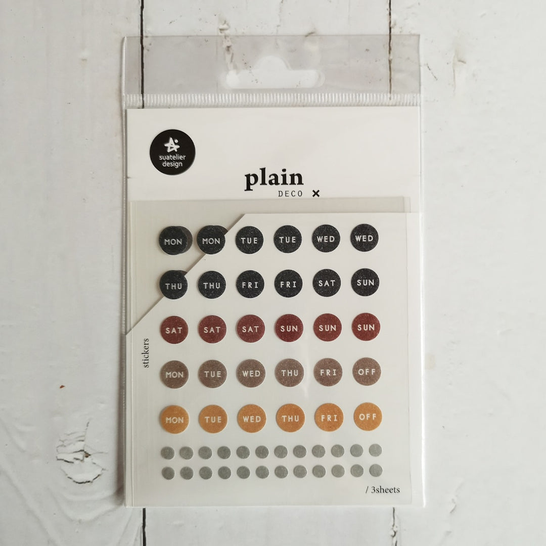 Suatelier Plain 28 Sticker — front view