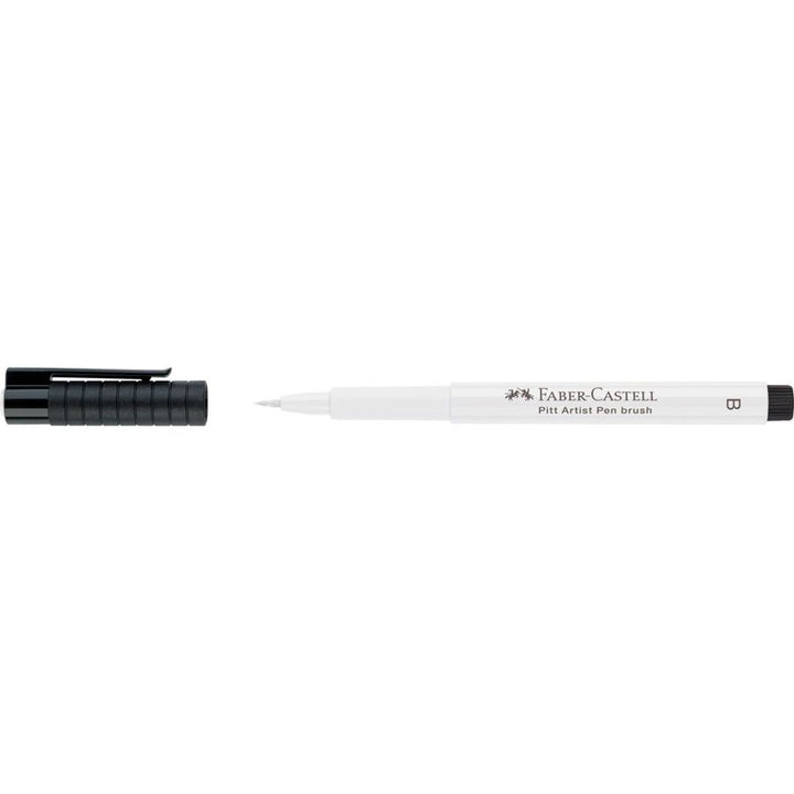 Faber-Castell PITT Artist Pen Brush White — with packaging