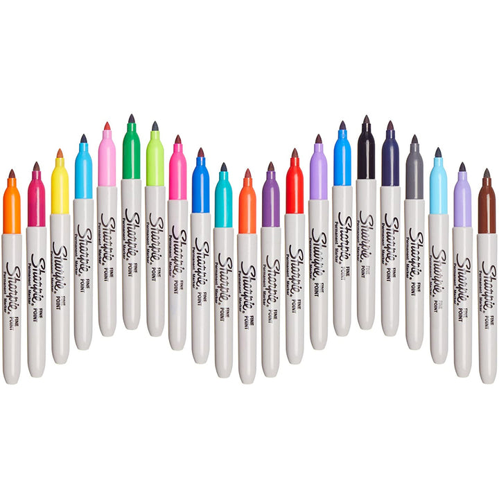 Sharpie® Fine Point Permanent Markers Assorted Limited Edition Set of 21 — detail view