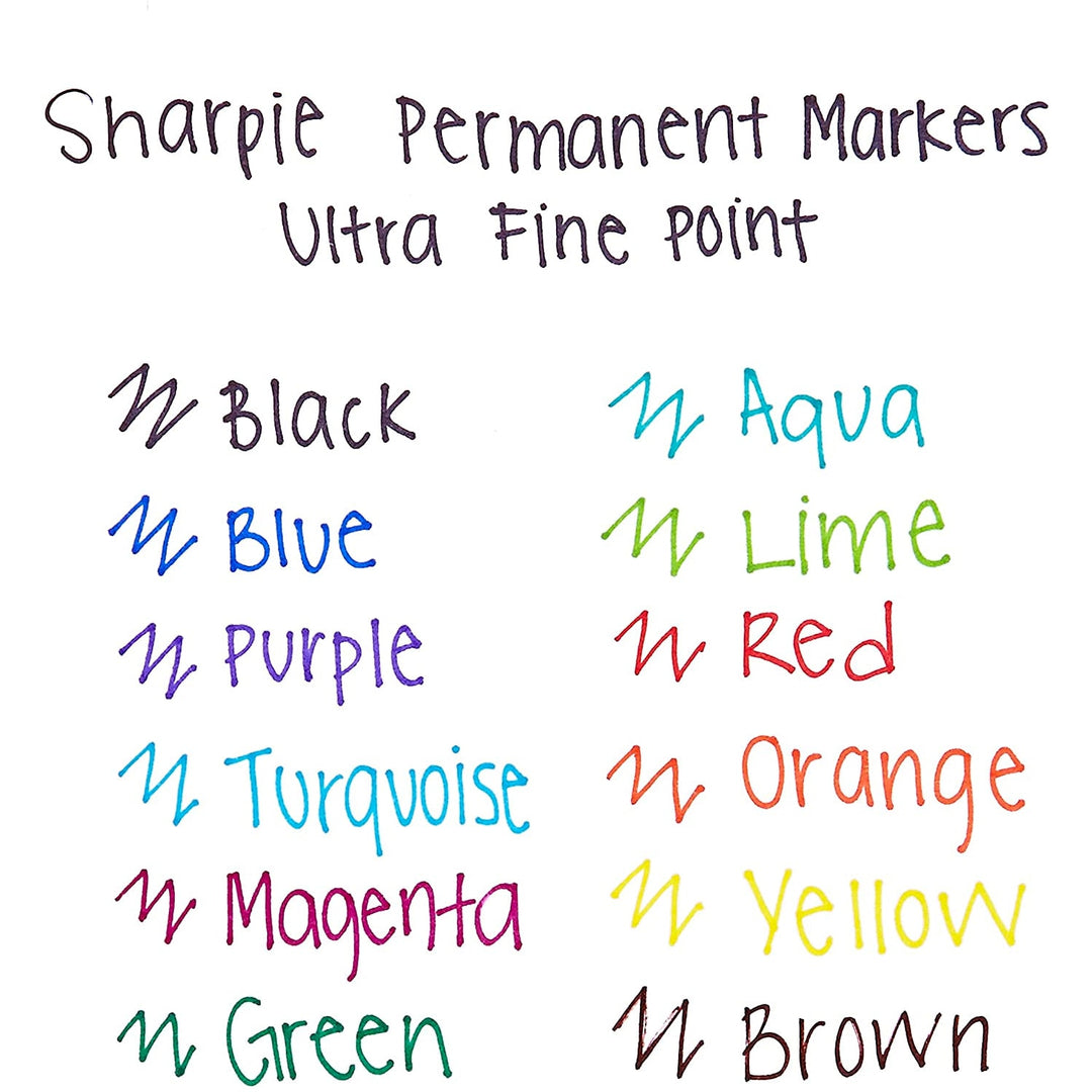 Sharpie® Ultra-Fine Marker Pack of 12 with Case — with packaging
